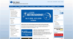Desktop Screenshot of bgbau.de