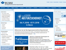 Tablet Screenshot of bgbau.de